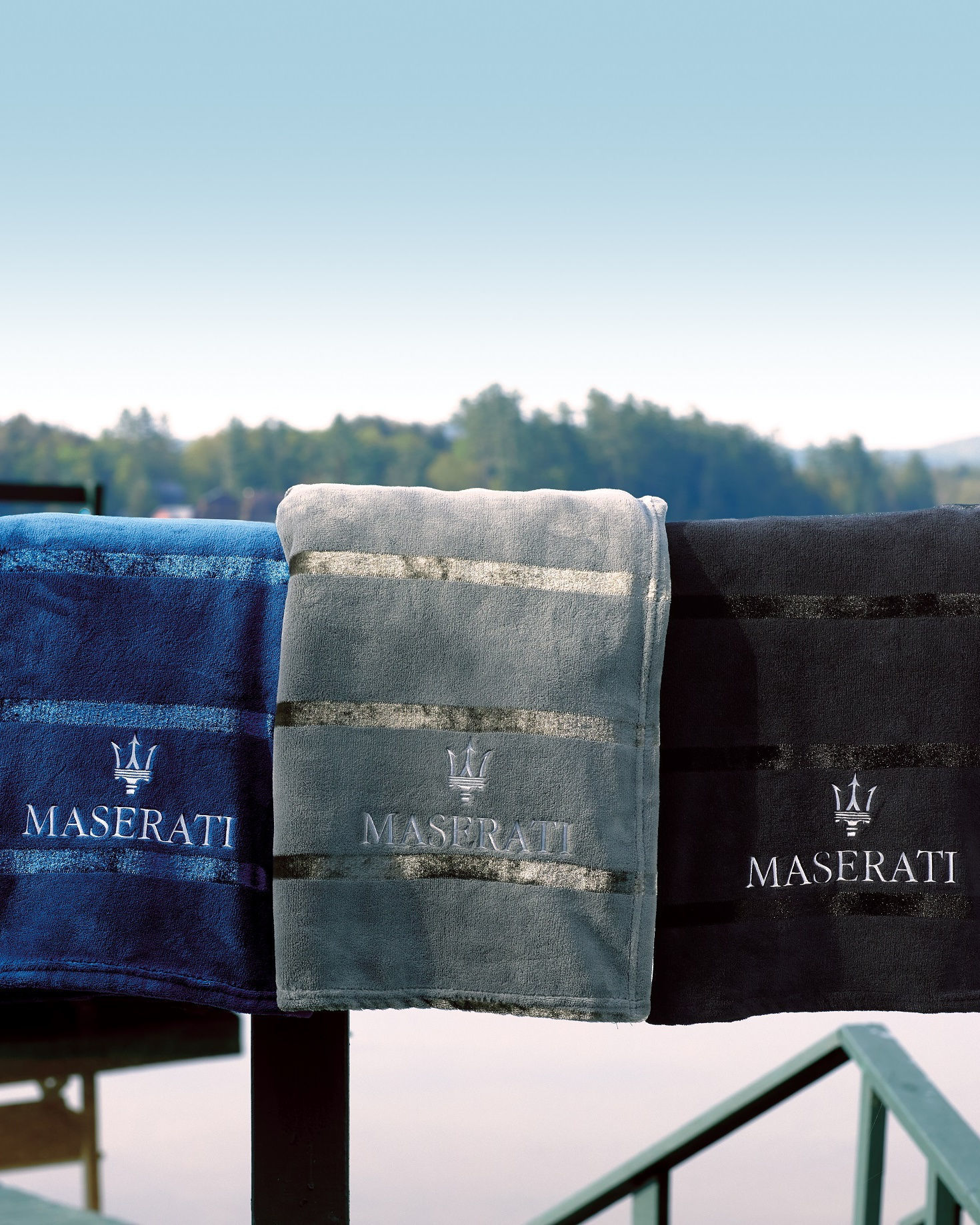 Towel Specialties. Brighton Striped Blanket™