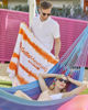 Picture of Good Vibes Cabana Stripe Beach Towel