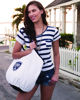 Picture of Nautical Reversible Bag & Freestyle Swim Towel Set