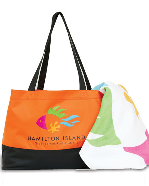 Picture of Schooner Bag & Colorfusion Beach Towel Set