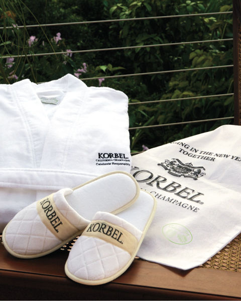 Picture of Kimono Robe & Slippers Gift Set