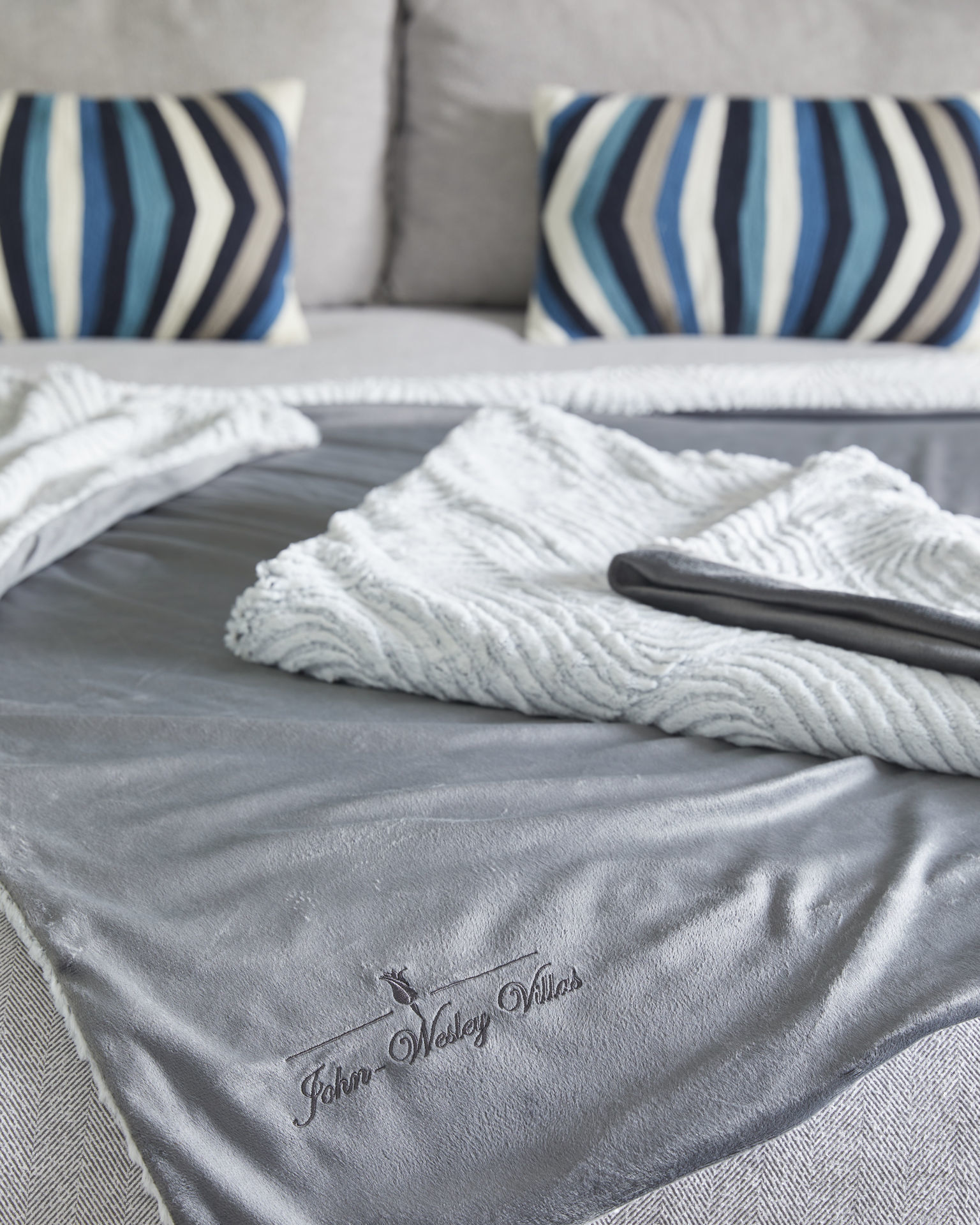 Towel Specialties. Waverly Silver Fox Blanket™