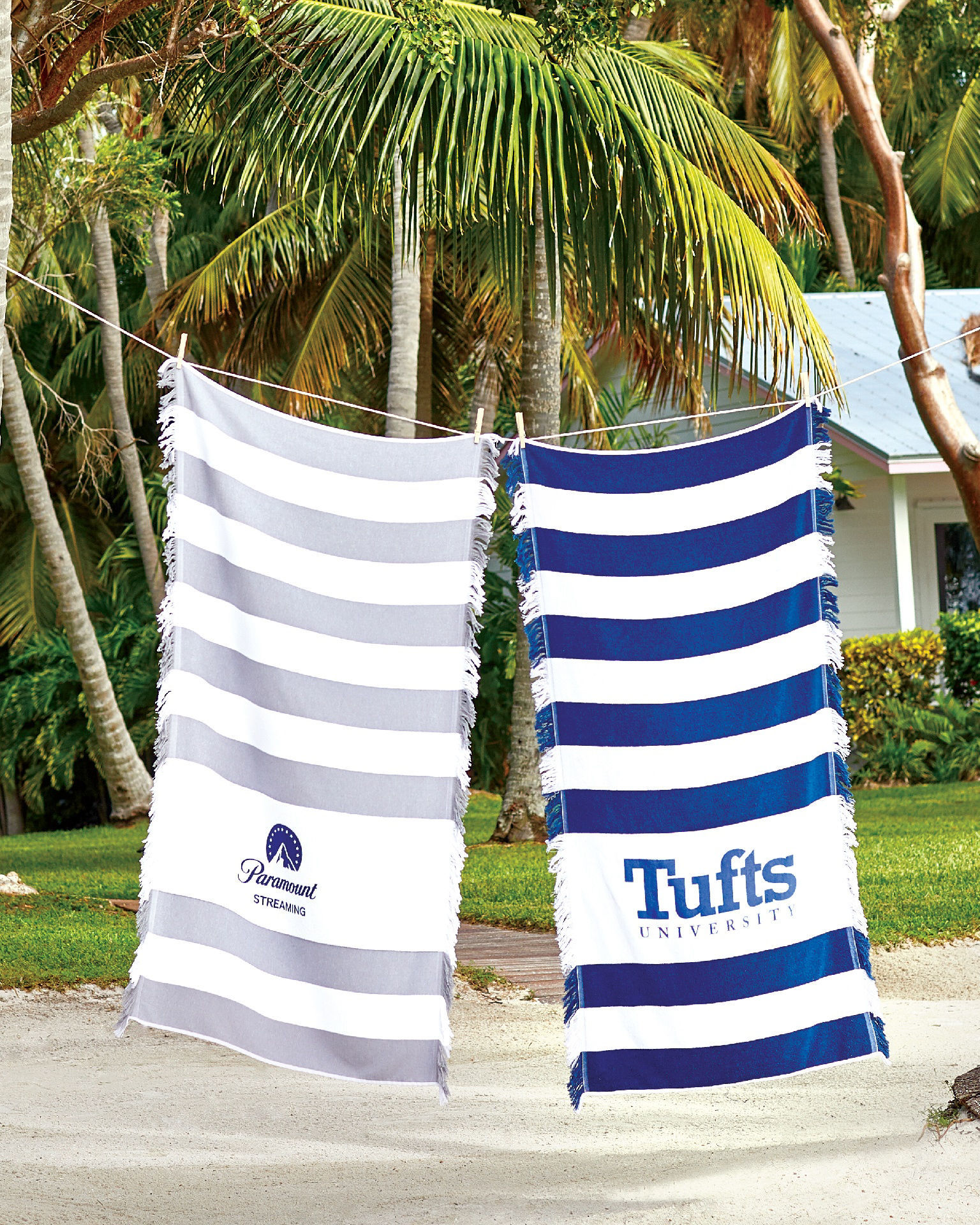 Towel Specialties. Seaside Fringed Beach Towel