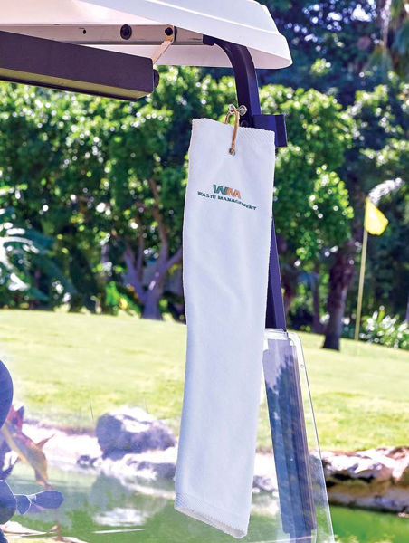 Picture of Turkish Signature Midweight White Golf Towel